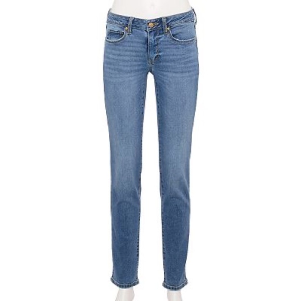 New!!!! Women's Sonoma Straight-Leg High Rise Vintage-Style Jeans 12 SHORT